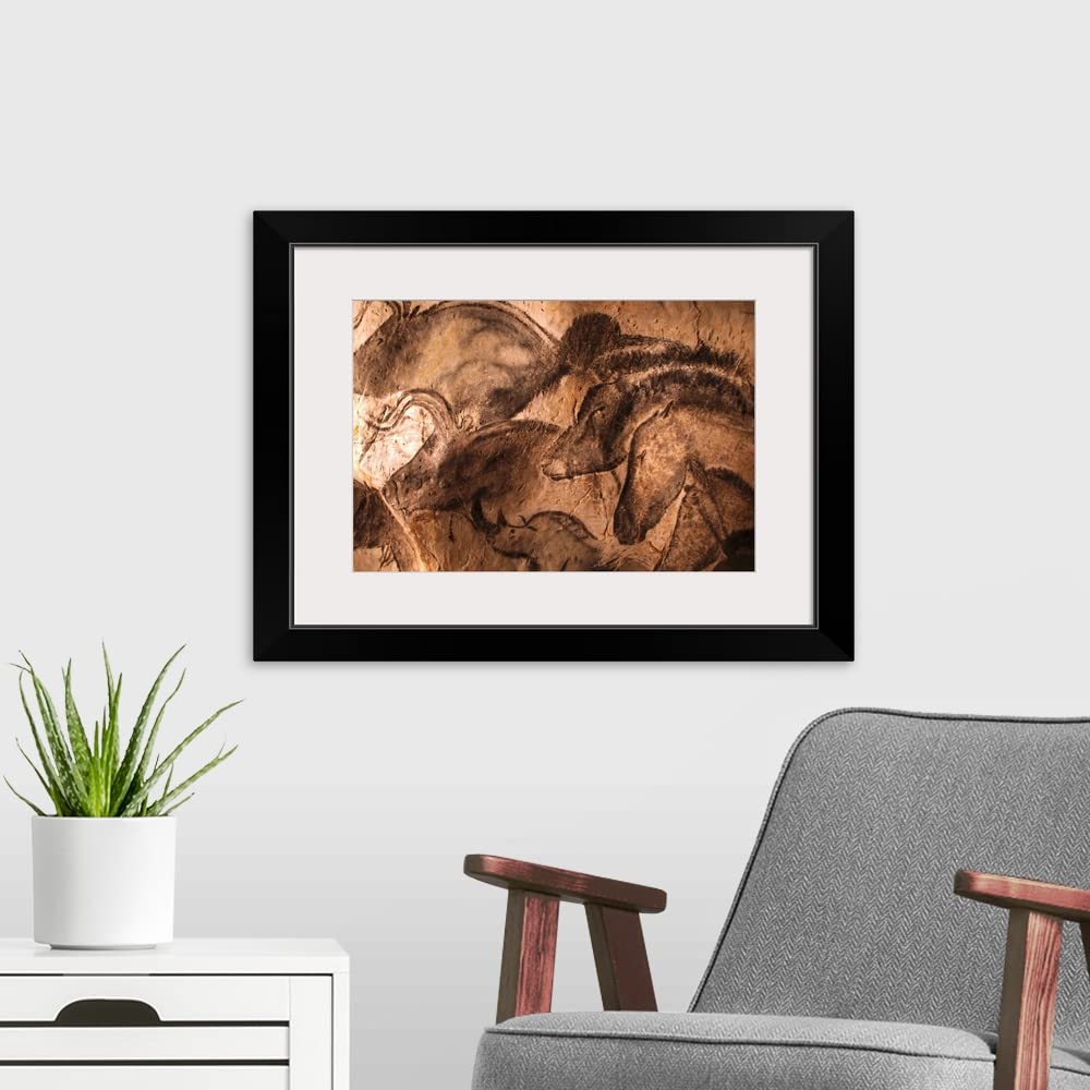 Amazon.com: GREATBIGCANVAS Stone-Age cave Paintings, Chauvet